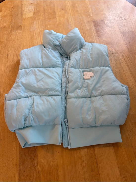 PINK Victoria's Secret Jackets & Blazers - PINK Victoria's Secret Light Blue Quilted Puffer Vest